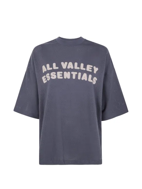 FEAR OF GOD ESSENTIALS sport-mesh merch T-shirt Grey RW00338