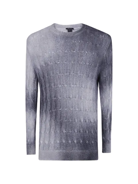 Avant Toi cable-knit cashmere sweater Grey 226WU3365CSGVK