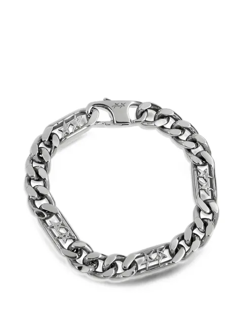 TWOJEYS Figaro star-detail chain bracelet Silver 93075