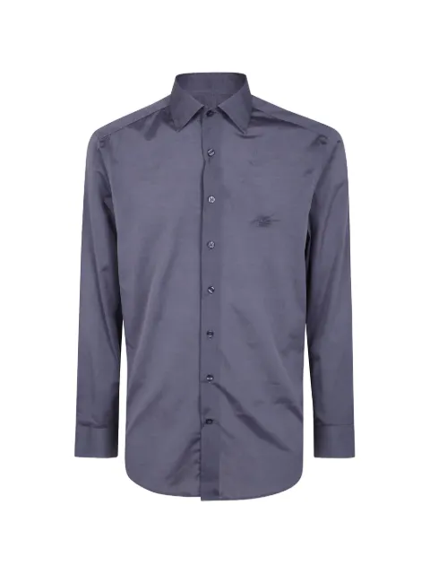 ETRO embroidered Pegasus shirt Grey MRIB000299TU5D0M0008