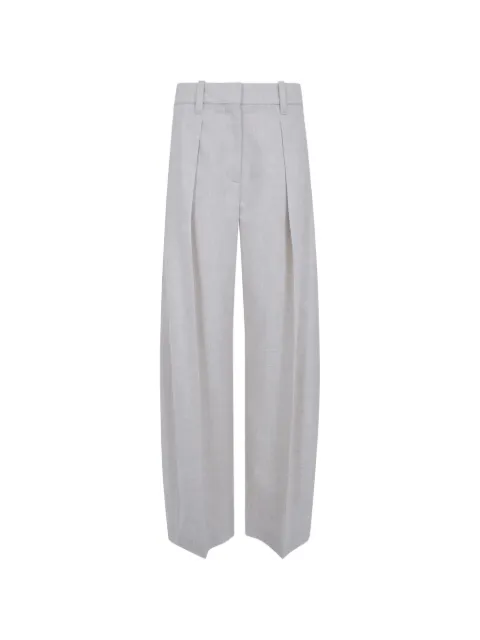 Brunello Cucinelli pleated wide-leg trousers Grey MB162P9307C027