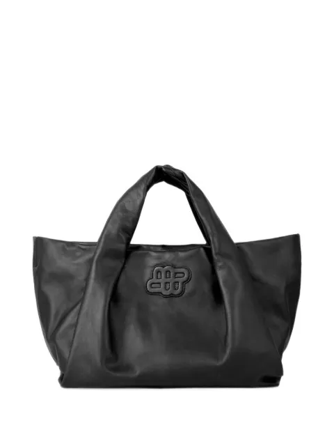 MUNTHE Lix logo-patch tote bag Black 263191026353
