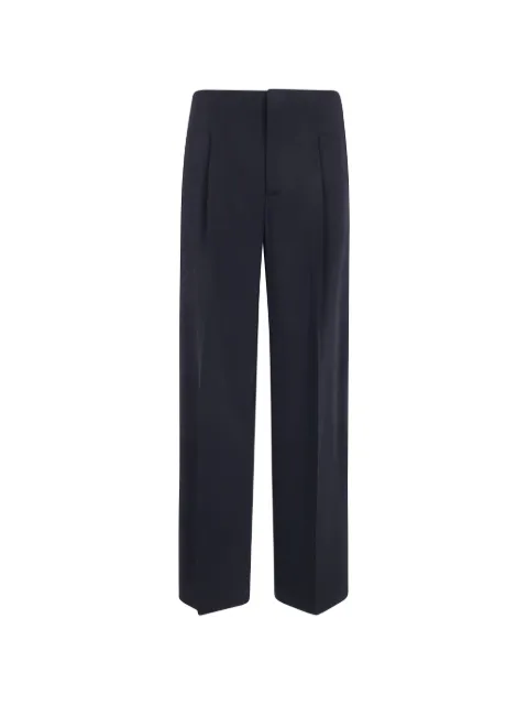 Alberta Ferretti wide-leg pleated tailored trousers Black 03036634