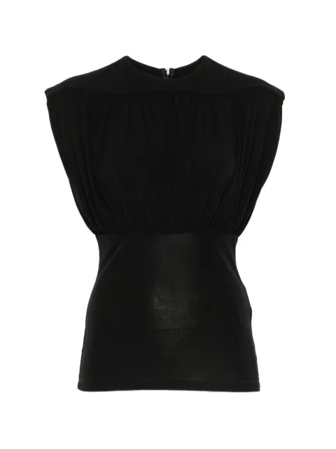 ANINE BING sleeveless top Black A0812683