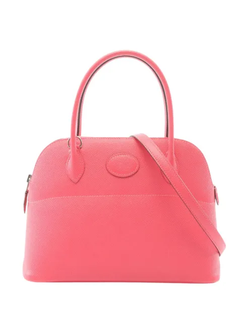 Hermès Pre-Owned 2015 Epsom Bolide 27 satchel Pink KHZW3QC4GQ3VF3K9