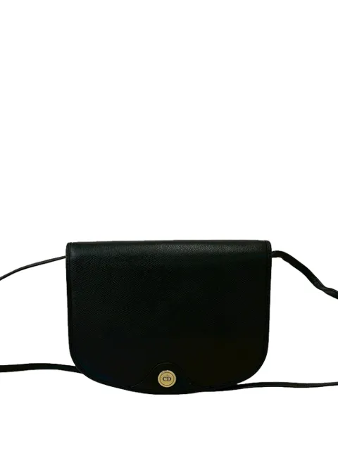 Christian Dior Pre-Owned 20th Century Leather crossbody bag Black GW74M6LKFT4LT8B2