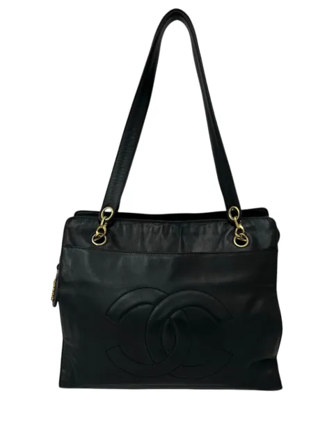 CHANEL Pre-Owned 1994-1996 CC shoulder bag Black TCFOSB1EAEY24VNZ