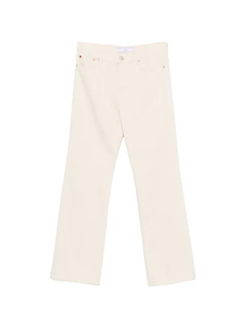 Seafarer logo-patch wide-leg jeans Neutrals SWP0082TCF0152
