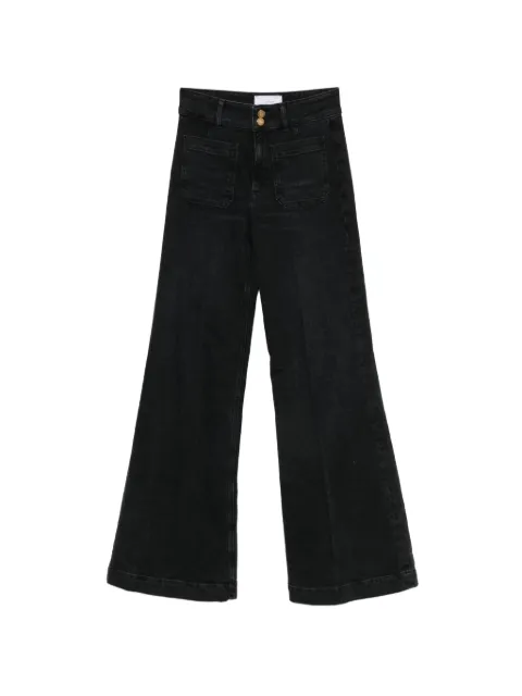 Seafarer patch-pocket wide-leg jeans Black SWP0102TDS0018