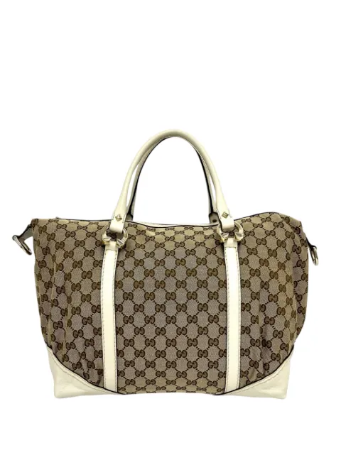 Gucci Pre-Owned 2000-2015 GG Canvas Horsebit Nail boston bag Brown LIL77YINPYD0ECF9