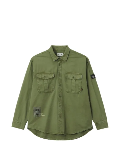 izzue flap-pocket shirt Green IZXSTM01114X