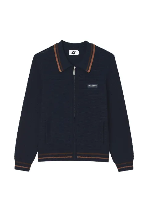 izzue zip-up cardigan Blue IZXCDW01254X