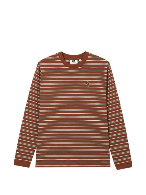CHOCOOLATE striped long-sleeve T-shirt Brown B1XLTW02184Y