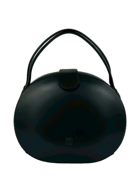 Loewe Pre-Owned 20th Century Leather Anagram Round handbag Black 0Q302N0HCHM93O92