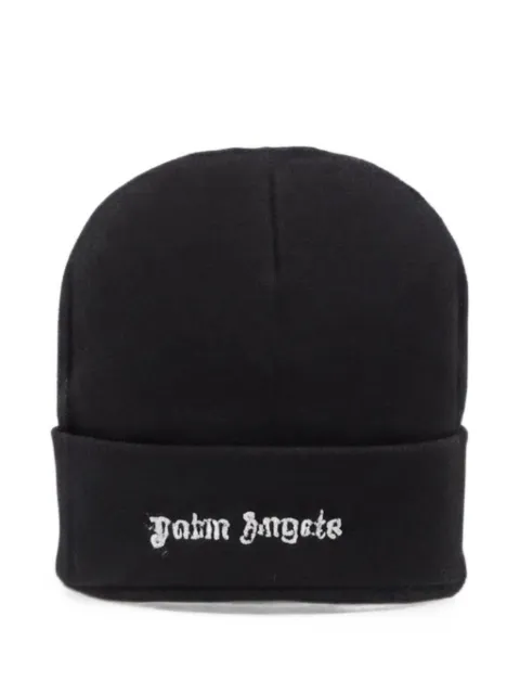 Palm Angels logo beanie Black PAMLC003KN0011003