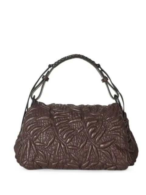 MUNTHE Foluke quilted leather tote bag Brown 263190726352