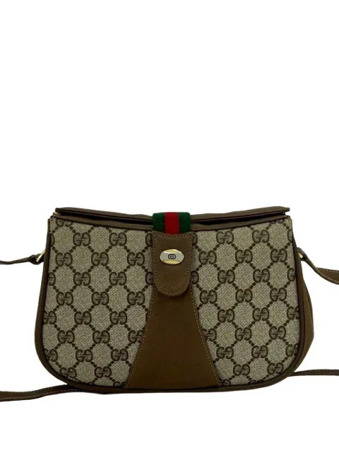 Gucci Pre-Owned 20th Century GG Supreme Web crossbody bag Neutrals V4N36D786UKI0E1B