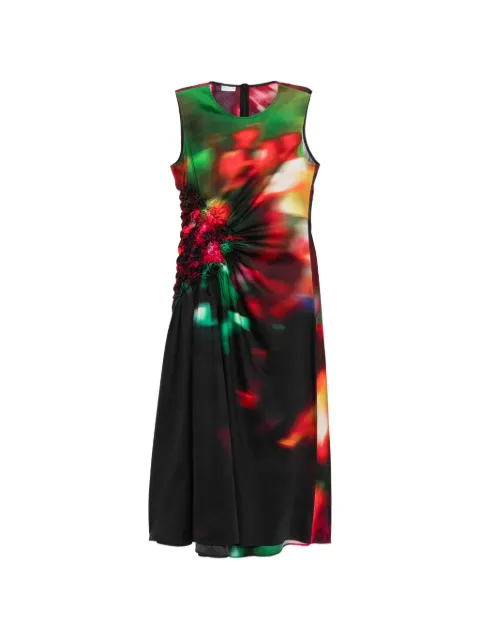 Dries Van Noten Pre-Owned 2000s floral-print maxi dress Black DVN600LM