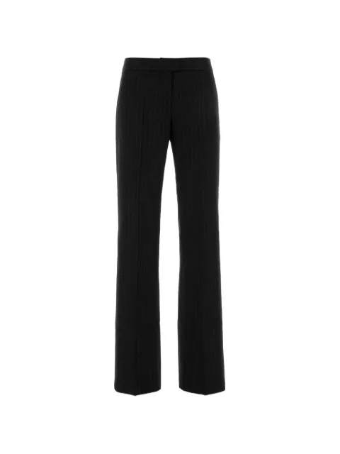 THE ANDAMANE Gladys pinstriped trousers Black T200405BTNW069