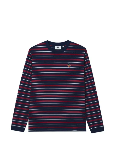 CHOCOOLATE striped long-sleeve T-shirt Blue B1XLTW02184Y