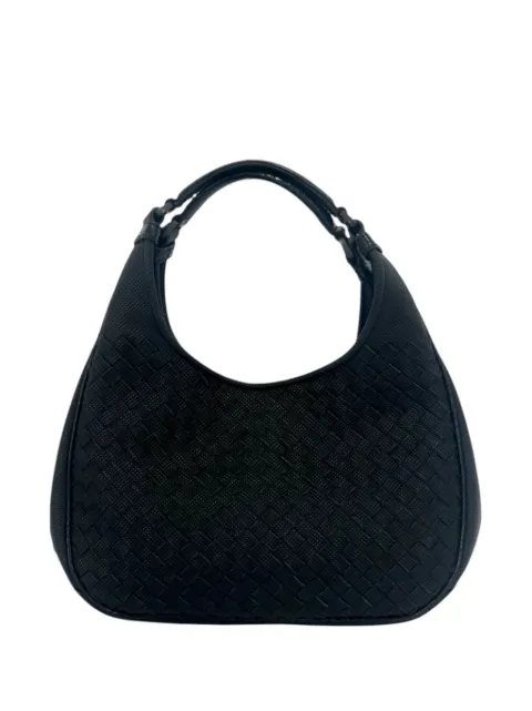 Bottega Veneta Pre-Owned 2012-2026 PVC Intrecciato Campana shoulder bag Black 0A91VN98DOHAKRNE