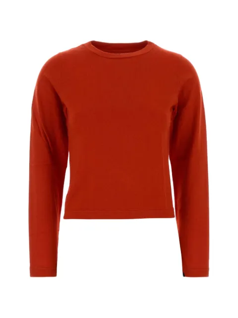 extreme cashmere n°451 long sleeve crew-neck t-shirt Red 451