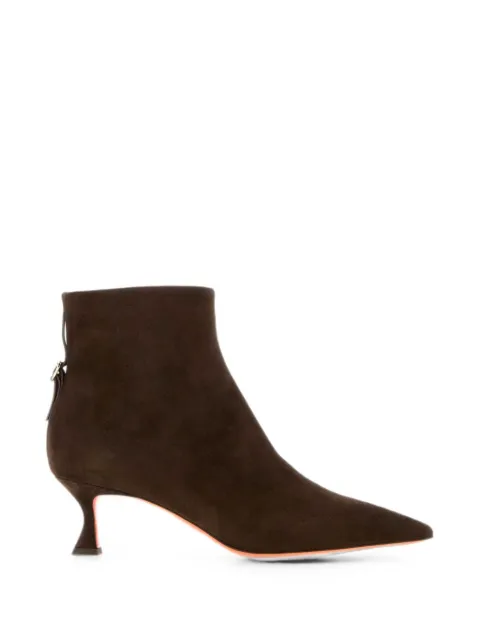 Santoni suede ankle boots Brown WTIS71908HI2NHZW