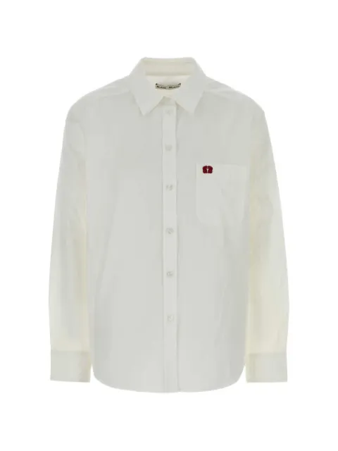 Blazé Milano Fancy logo-embroidered shirt White SHBSH08EFAN