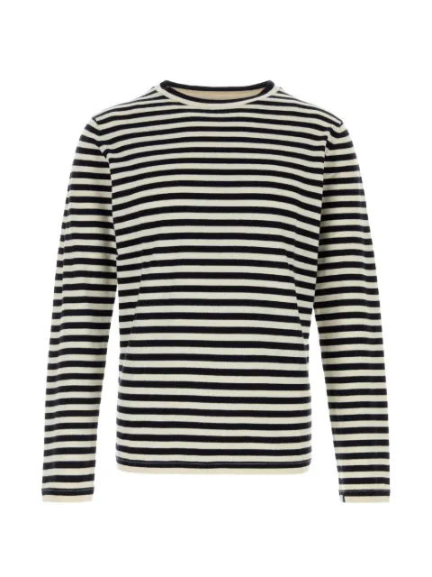 extreme cashmere Jones stripep long-sleeve T-shirt White 500