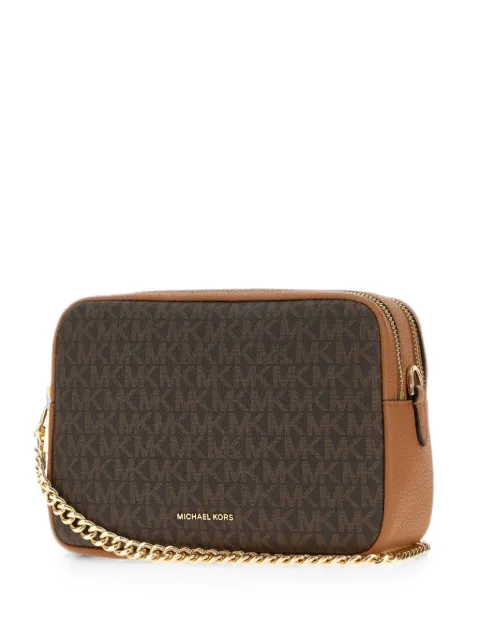 Michael Michael Kors Bryant medium signature logo camera crossbody bag Brown 32S5GYTC5B
