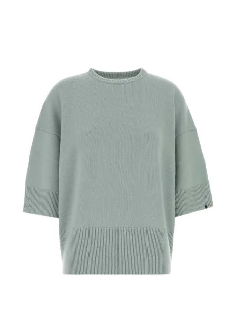 extreme cashmere n°433 Sassie ribbed-trim sweater Green 43319501TU01