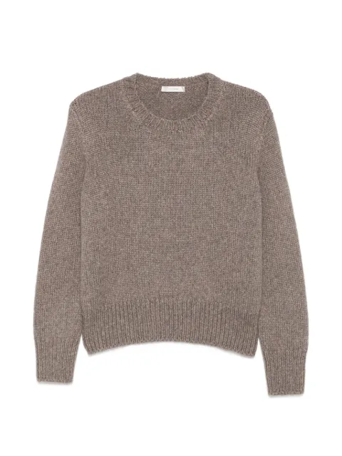 The Row ribbed-knit crew-neck knit Grey 1268Y1032
