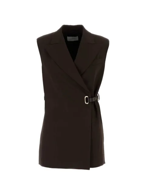 Sportmax Gettone belted vest Brown 2622286011600