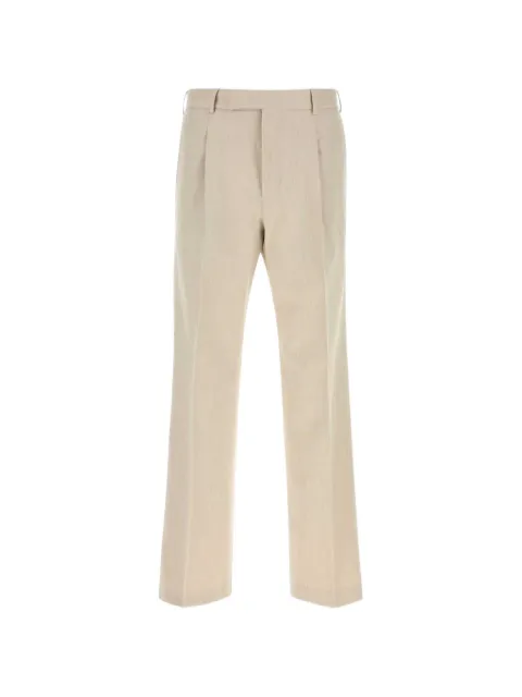 PT Torino pleated-detail tailored trousers Neutrals COASX5ZA0FWDSD91
