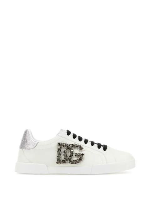 Dolce & Gabbana Ice leather sneakers White CK2467A3S62