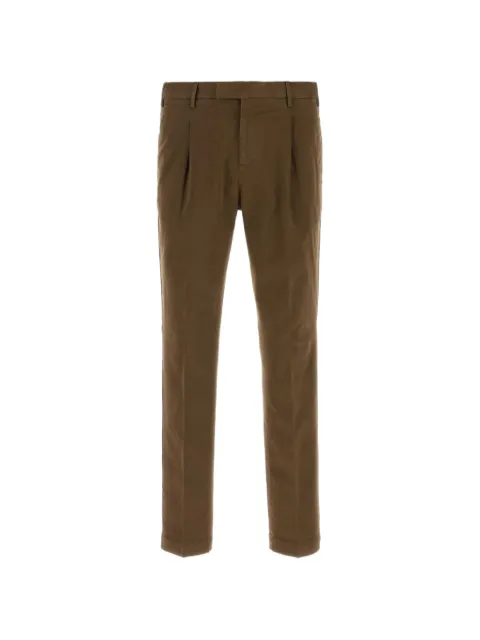 PT Torino pleated slim-fit trousers Brown COATMAZA0CL1NK31