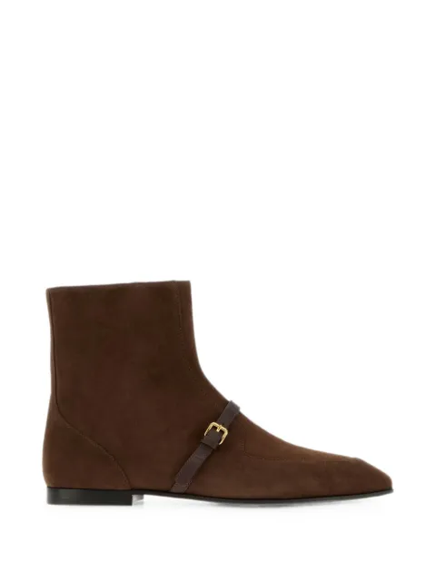 Church's Suzanne buckle-fastening suede ankle boots Brown DT02469HV