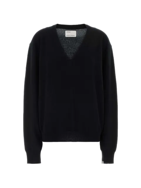 extreme cashmere n°492 Ben V-neck sweater Black 49217401TU01