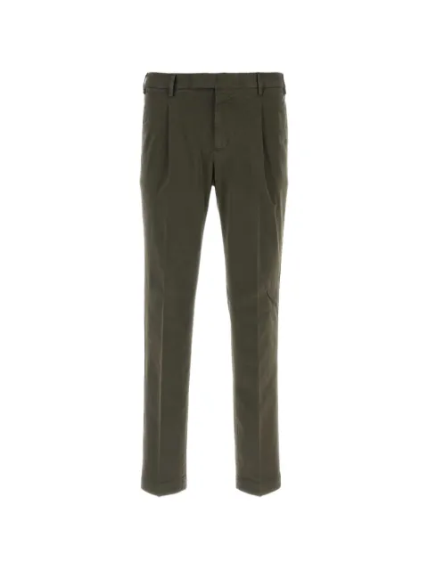 PT Torino pleated tapered trousers Green COATMAZA0CL1NK31