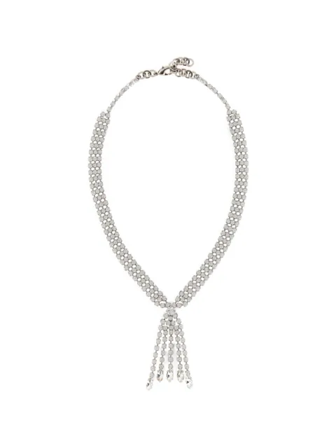 Alessandra Rich crystal-embellished necklace Silver FABA3385J0004
