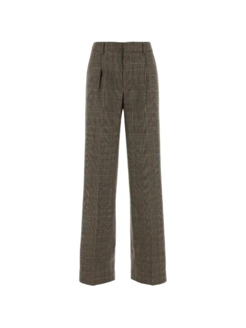 PT Torino Lola check-pattern trousers Brown CDVSLLZ00STDRG29