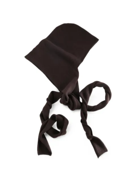 Casey Casey hooded scarf Brown 27FK063