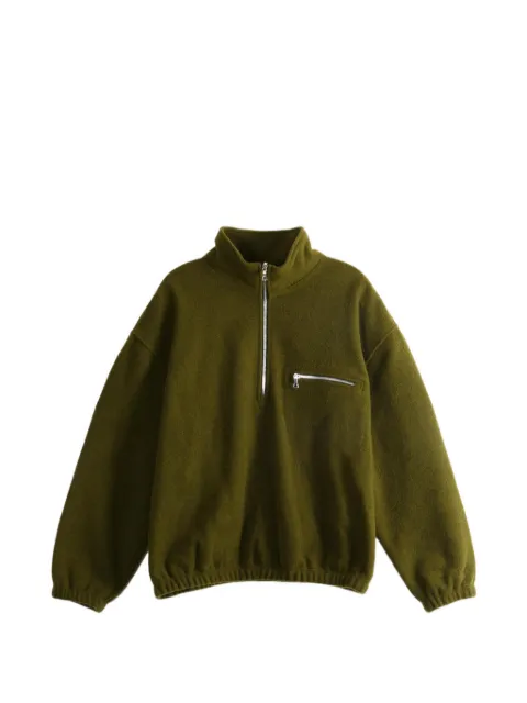 Rier quarter-zip fleece sweatshirt Green NFL1SOILFLEECE