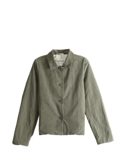 Casey Casey Pwet button-fastening jacket Green 27FV392