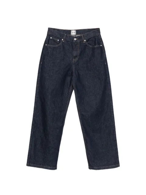 Arte Antwerp logo-embroidered belt-loop jeans Blue AW26035P