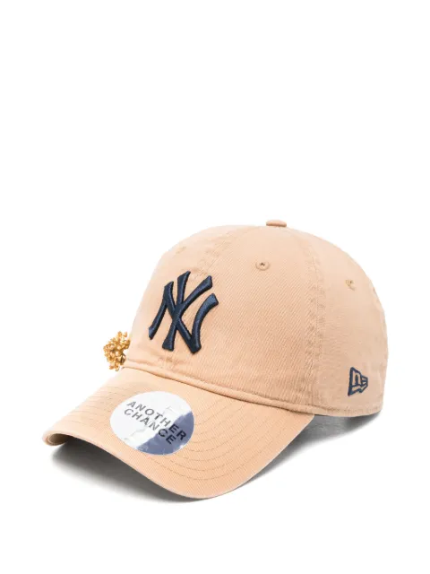 ANOTHER CHANCE logo-embroidered barrette-detail cap Neutrals CAPNYBKBARRET