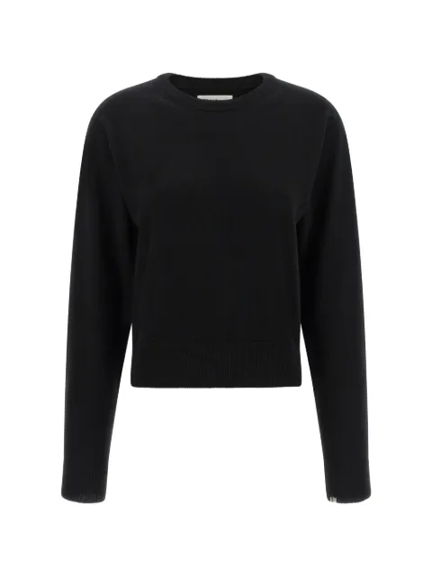 extreme cashmere n475 March cashmere sweater Black N475MARCHRAVEN
