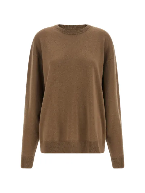extreme cashmere April crew neck sweater Brown 476