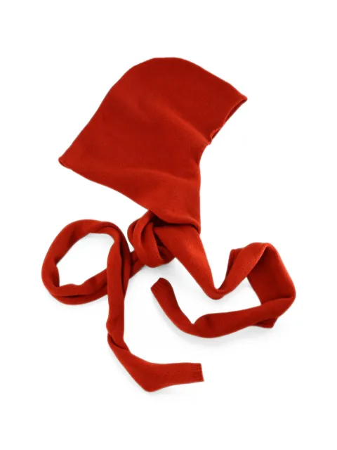 Casey Casey hooded scarf Red 27FK063