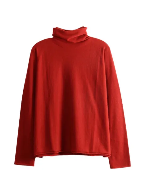 Casey Casey roll-neck long-sleeve sweater Red 27FK052